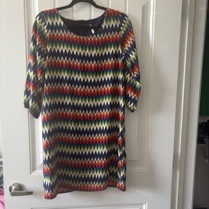 Sage Medium Multi-Color Dress